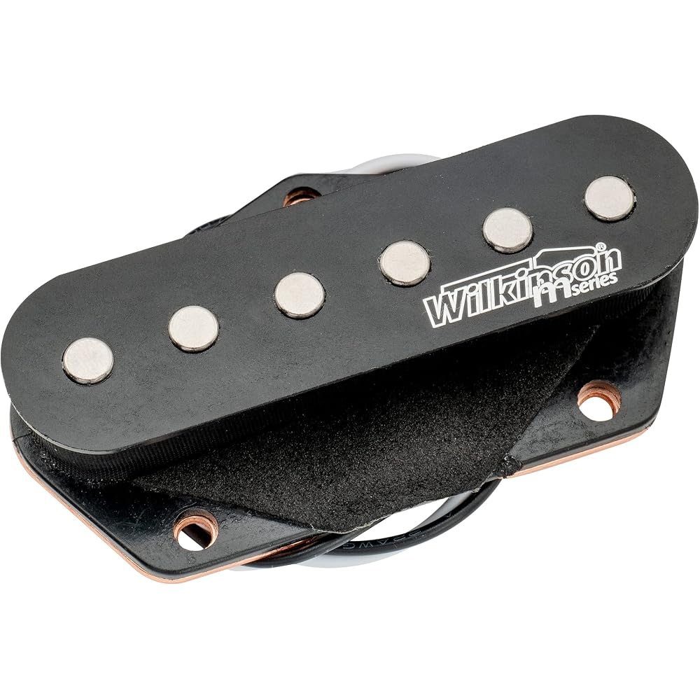 Wilkinson WOV Vintage Alnico 5 Telecaster Pickup (Bridge), for TL Electric Guitars, Black