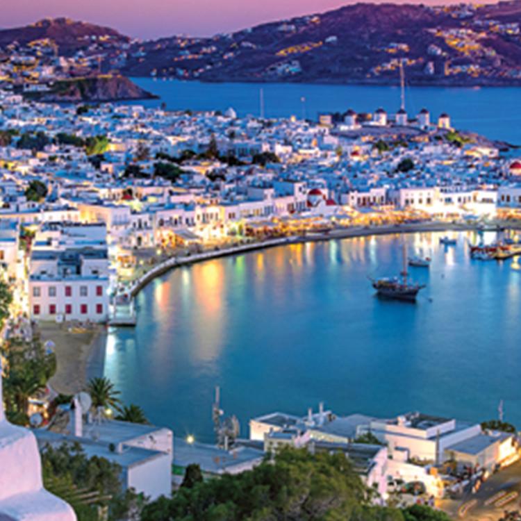 1000 Piece Jigsaw Puzzle - Beautiful Scenery of Greece (Mini), Popular Korean Puzzle