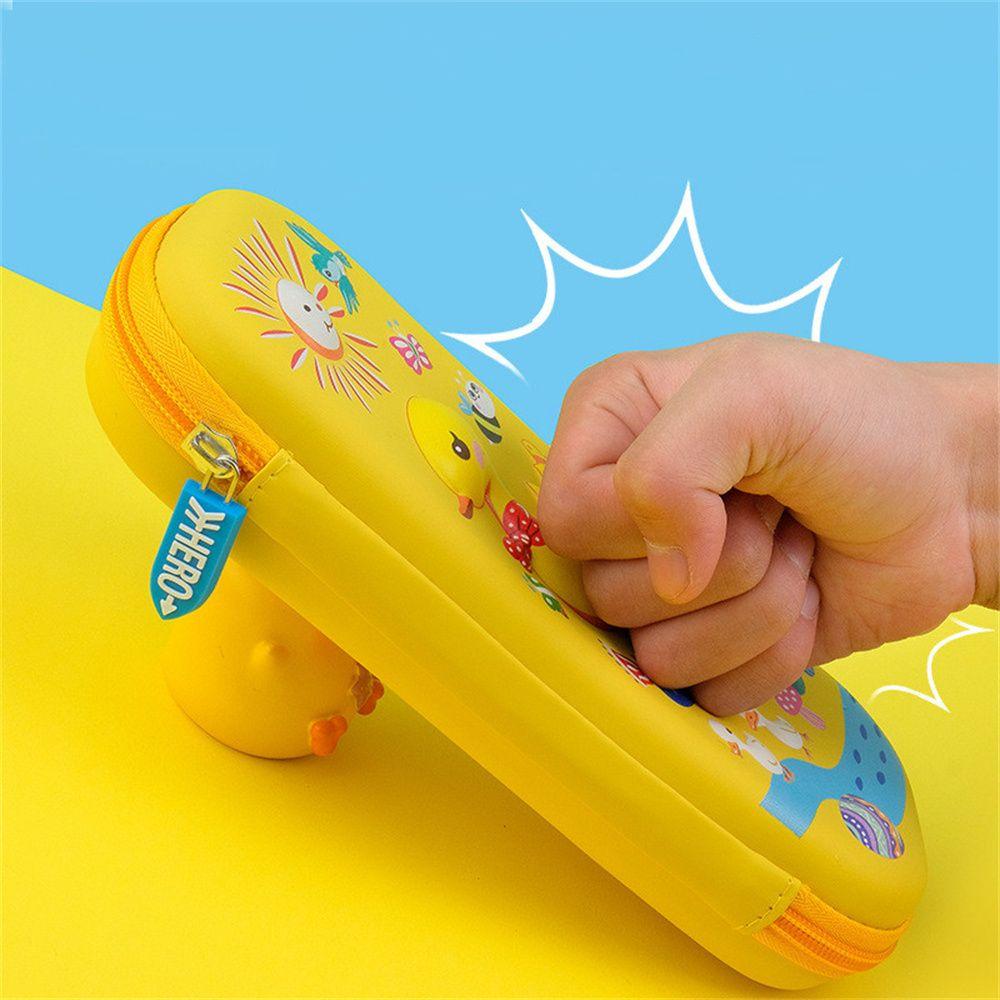 Supplies Student Pencil Box Large Capacity EVA Pencil Case Pen Bags Stationery Bag 3D Pencil Bags
