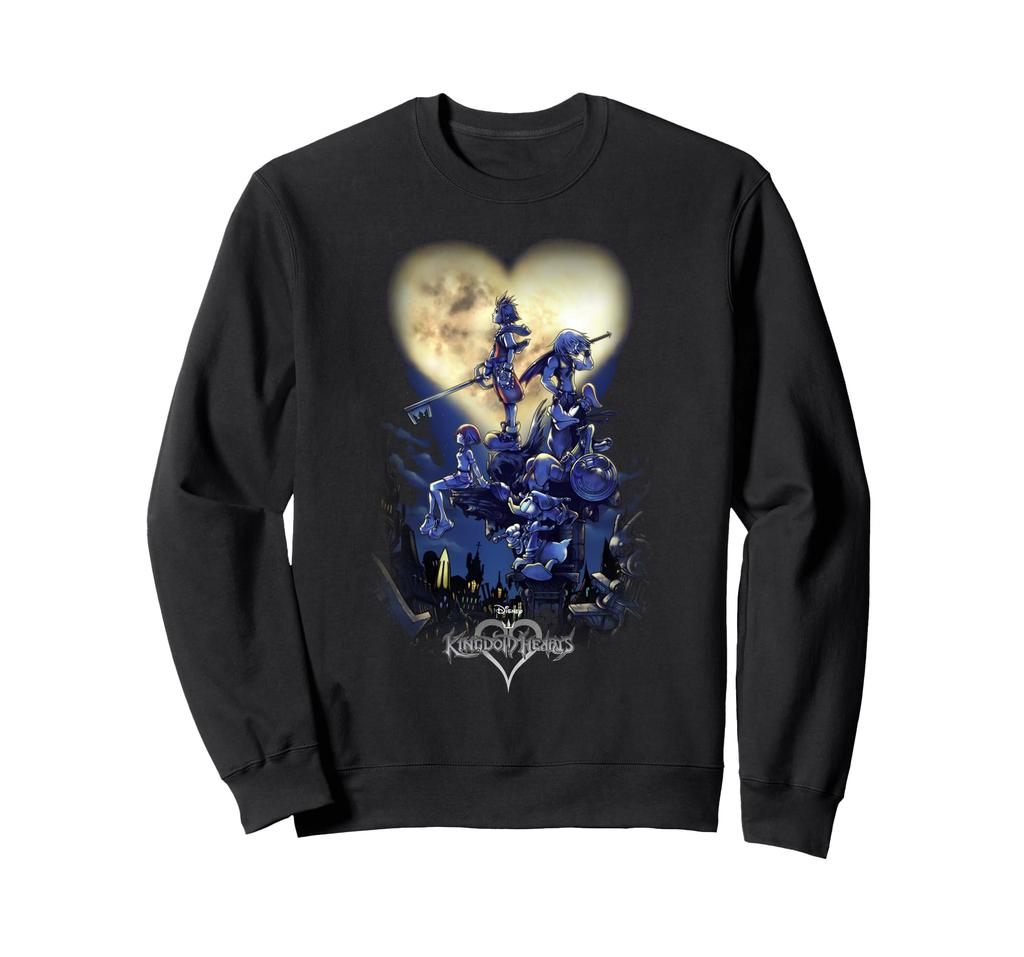 Disney Kingdom Hearts Group Shot Logo Sweatshirt