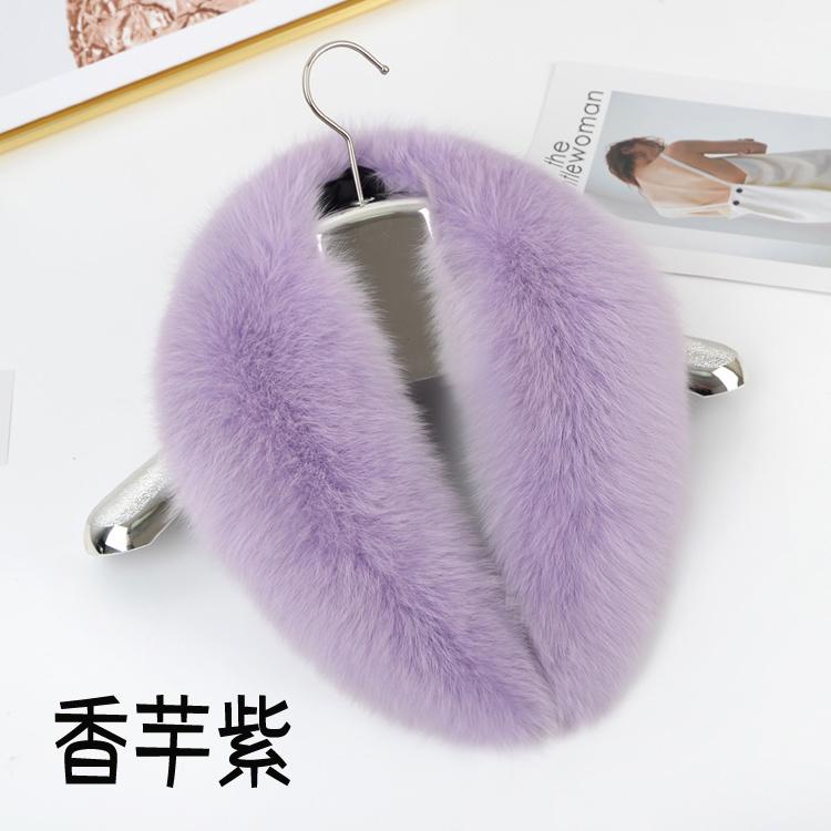 Real Fox Fur Collar Women Winter Natural Fur Scarf Fluffy Fur Shawls For Women Collars Men Coat Large Size Neck Warmer Scarves