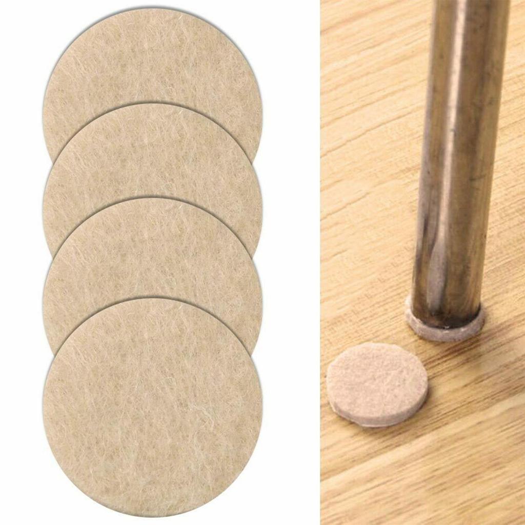 32PCS Furniture Felt Pads Round Floor Protector Chair/Table Leg Sticky Back