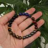 Festive Gifts Black Onyx Lapis Lazuli Red Wood Tiger Eye Hematite Beaded Bracelet Natural Fashion Jewelry For Men Women Daily Wear Gift