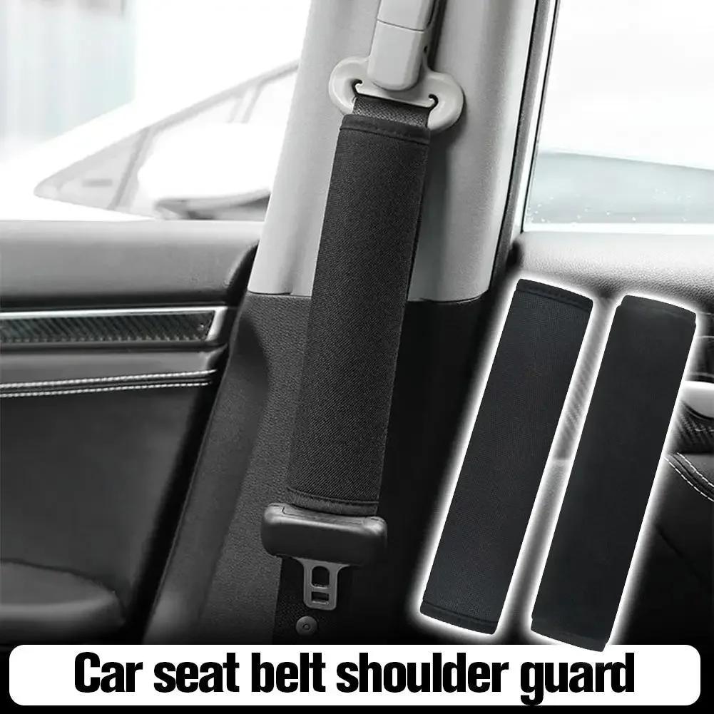 1/2/4pcs Car Seat Belt Shoulder Pad Cover Universal Comfort Protector For Adults & Kids Warm Fleece Padding For Safe Driving