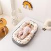 Lukaedy Portable Crib for Compact Folding Baby Gift Bed-in-Bed Newborns, Foldable, Co-sleeping Crib, Portable, Breathable, Washable, Bed,