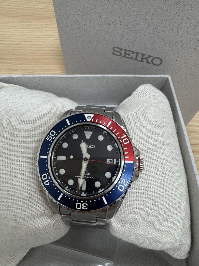

[USED] SEIKO Solar Diver s Watch, 200m Water Resistant