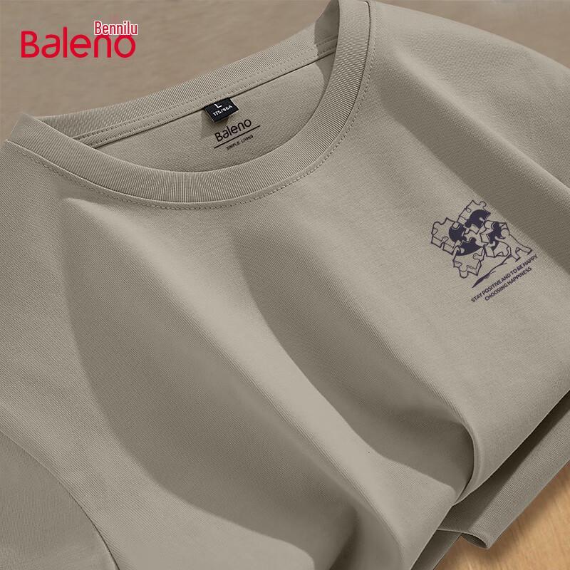 Baleno Men's JPB Puzzle Print Long Sleeve T-Shirt