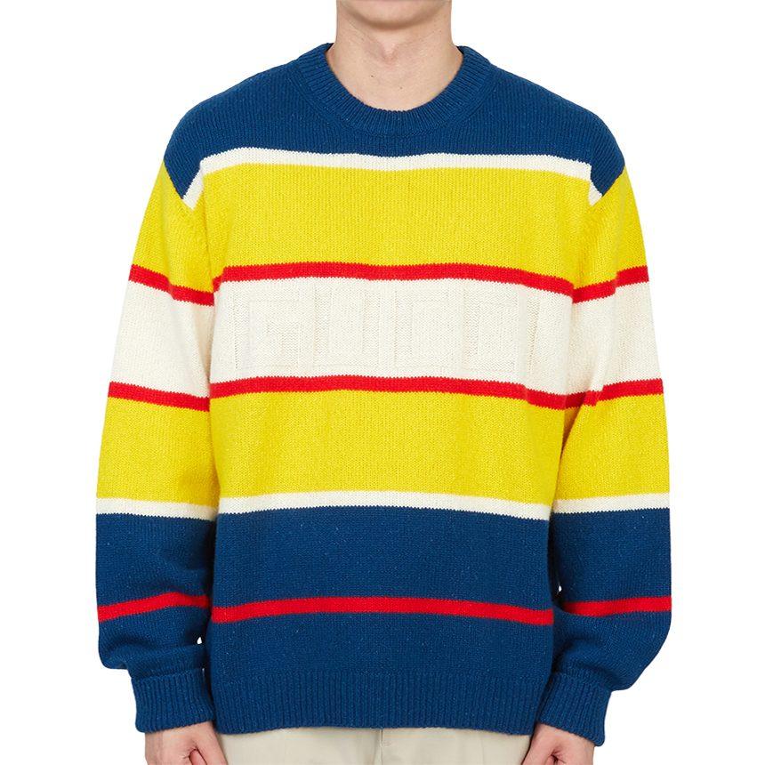 Previous Season striped-knit jumper 729528-XKC0P-4684