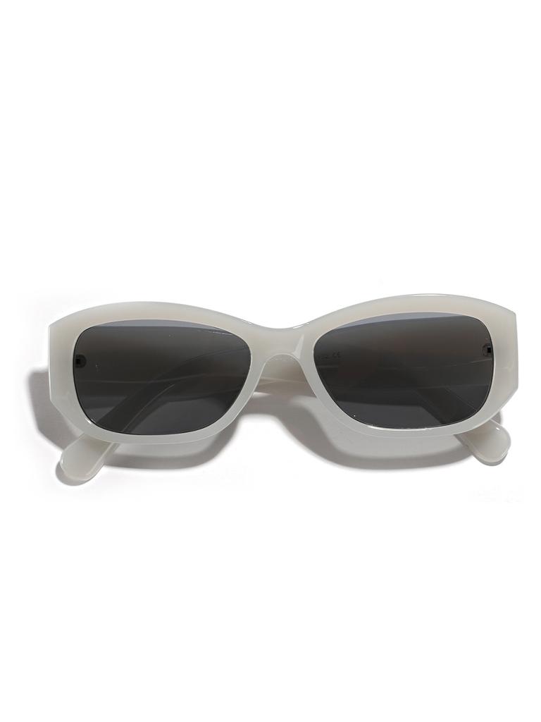 Glasses Retro Large Frame Purple Sunglasses Men'S Square Sunglasses Women'S