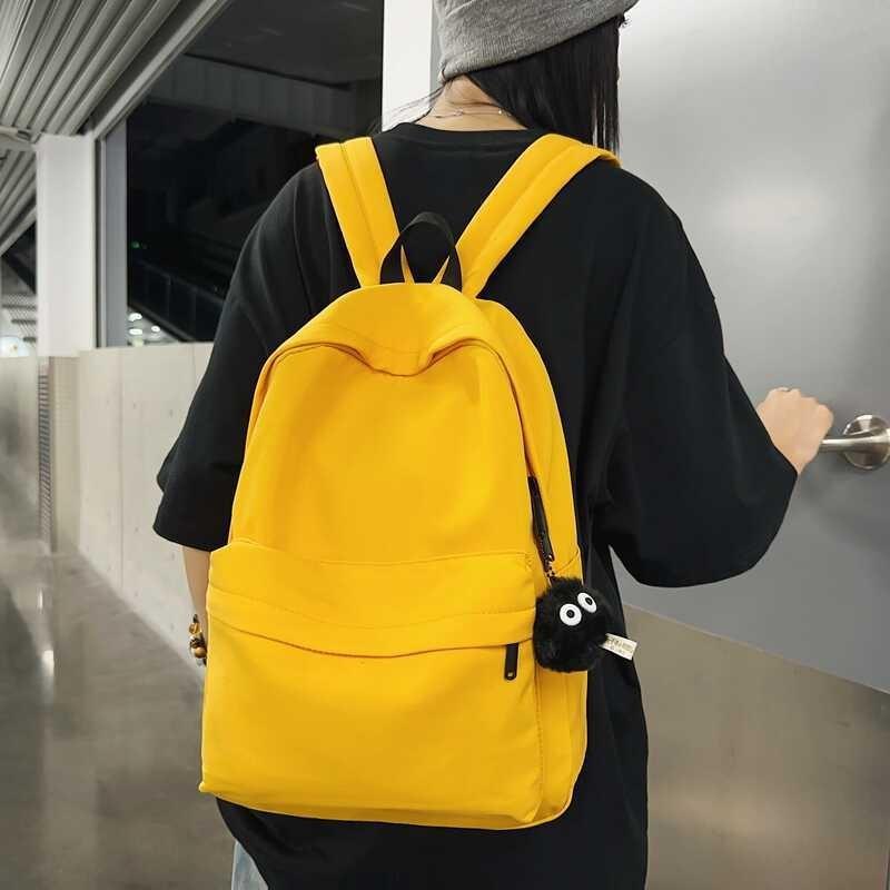 Stylish Korean Large Capacity Waterproof Backpack Unisex Casual College Bag
