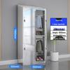 Hygiene-Grade 24-Door Stainless Steel Locker with Sloped Top