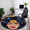 1pc Wonder Woman, Superhero Chair Carpet for Office Non-Slip, Indoor Non-Slip Washable Carpet, Non-Shedding Mat For Officeyy251030101
