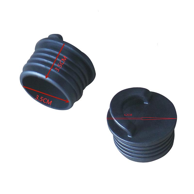 Waterproof Rubber Drain Plug for Kayak - Straight Pull Design, Ideal for Fishing Boats