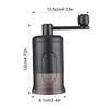 Clear Powder Container Manual Coffee Grinder Adjustable Grind Coffee Bean Grinder  Kitchen Use