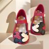 Cartoon Kinder Sandalen Mädchen Minnie Cartoon Gartenschuhe 1-6 Jahre Wasserdicht Gelee Rot Schwarz Schuhe Größe 20-30