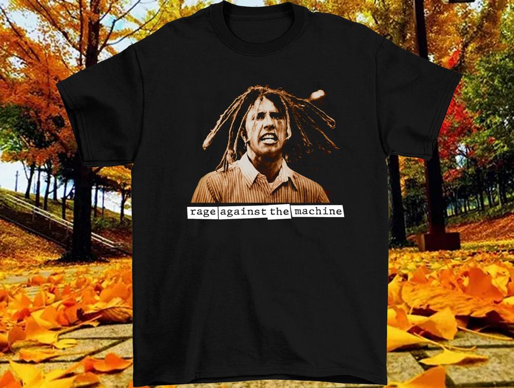 JJ2231 Zack de la Rocha Rage Against the Machine T shirt Black s-5xl EE1279 Unisex T-Shirt XXL