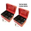 Practical Mini Petty Cash Money Box Stainless Steel Security Lock Lockable Safe Small Fit For House Decoration