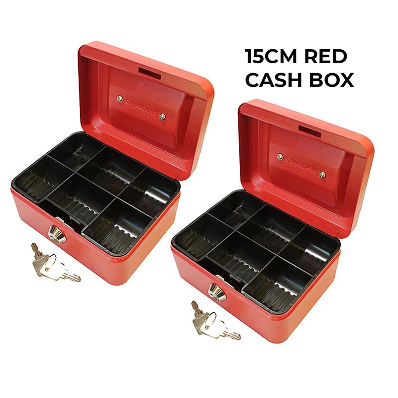 Practical Mini Petty Cash Money Box Stainless Steel Security Lock Lockable Safe Small Fit For House Decoration