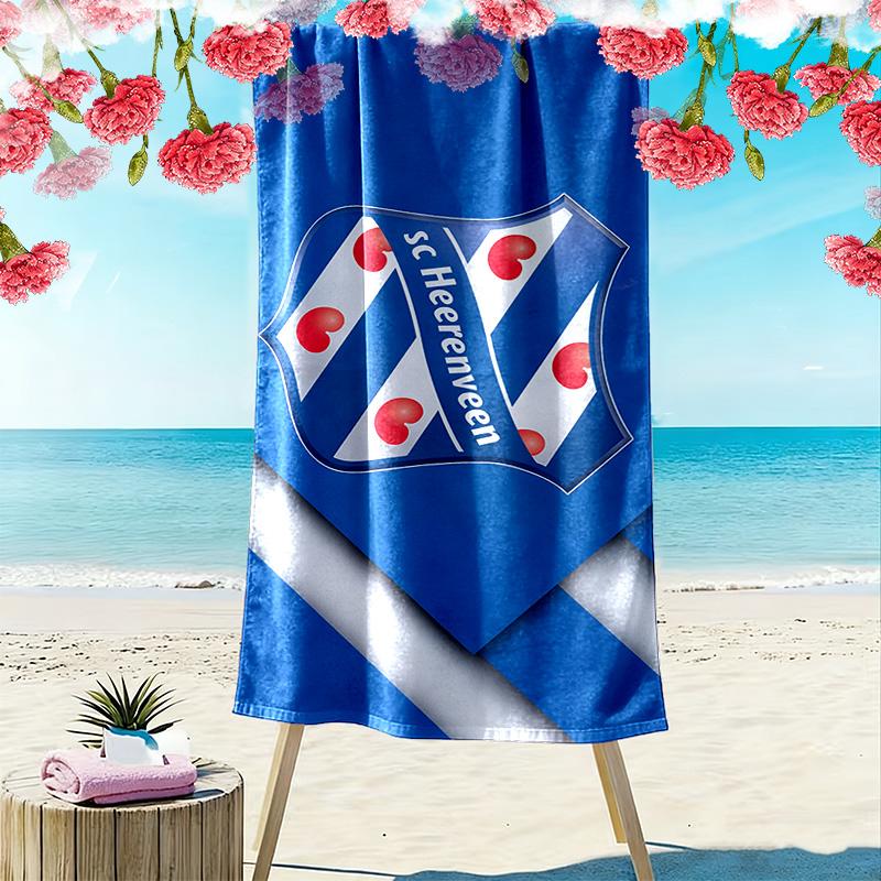 SC Heerenveen Print Strandlaken, Groot Zacht Sneldrogend Handdoek voor Strand Camping Zwemmen