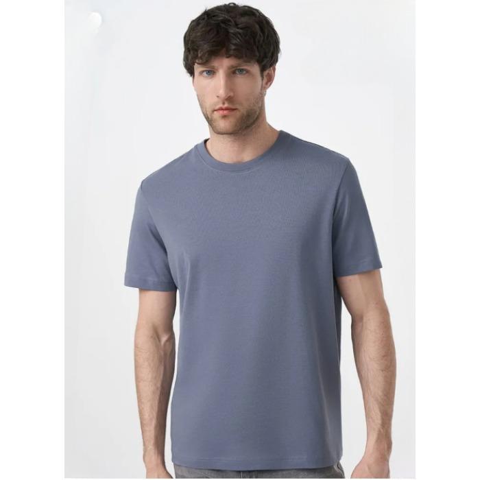 

Летние футболки с коротким рукавом из чистого хлопка, модные и повседневные, с круглым вырезом 3XL