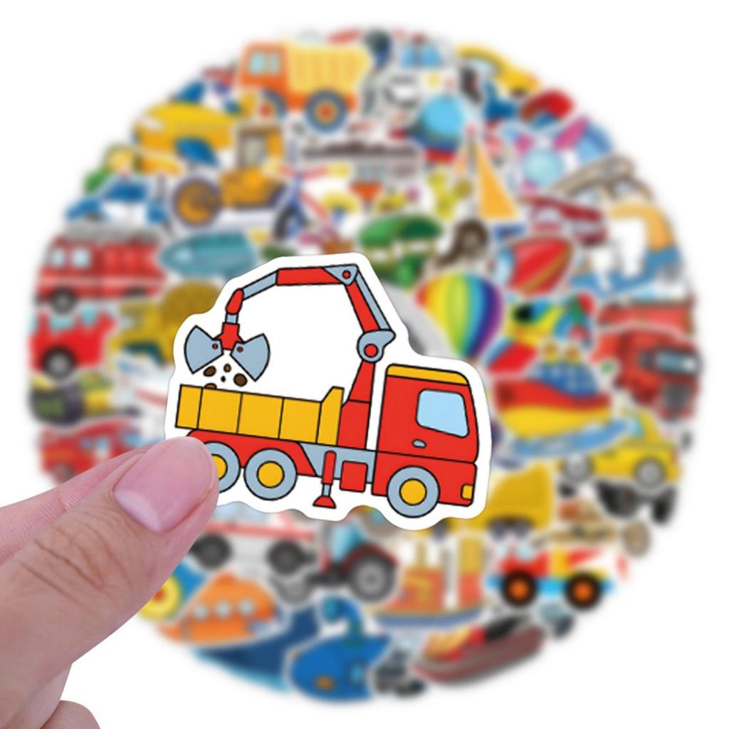110pcs Suitcase Stickers Stickers Scooter Computer Tablet Decoration
