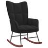 Day and Night - Day and Night Black Velvet Rocking Chair