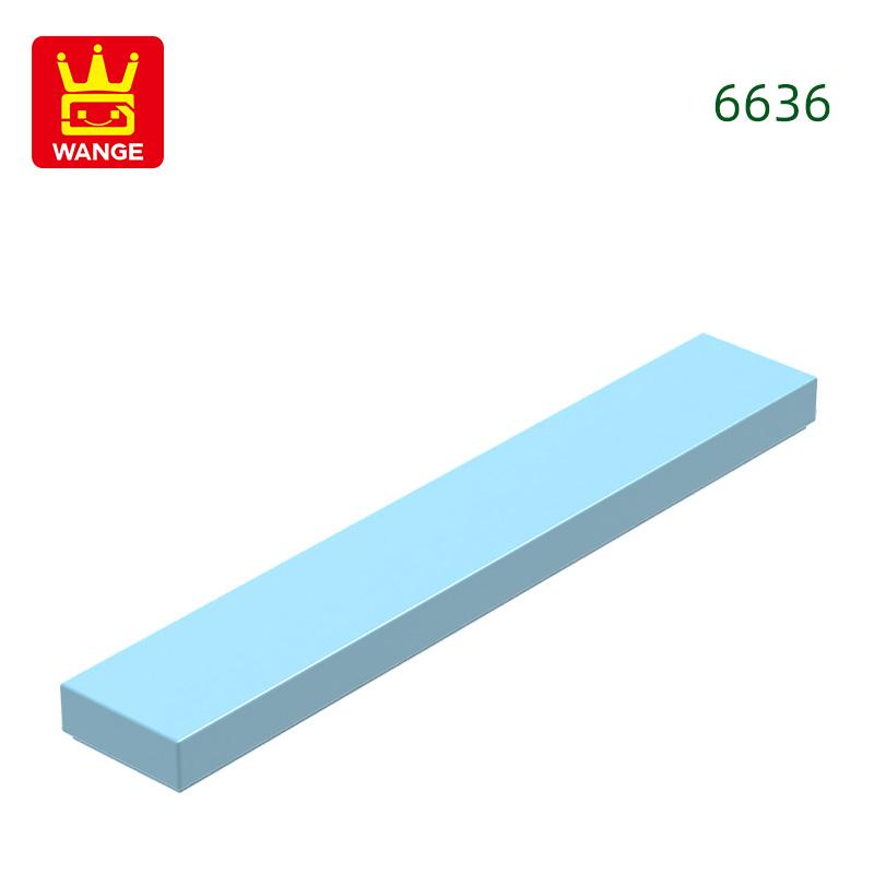 121Pcs/lot 6636 1x6 Tile Building Block Moc Classic Accessories Compatible with Brick Children Toys Gift Box
