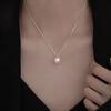 925 Silver-plated Pearl Neck Chain Light Luxury Necklace 2023 New Popular High-end Niche Women's Collarbone Chain