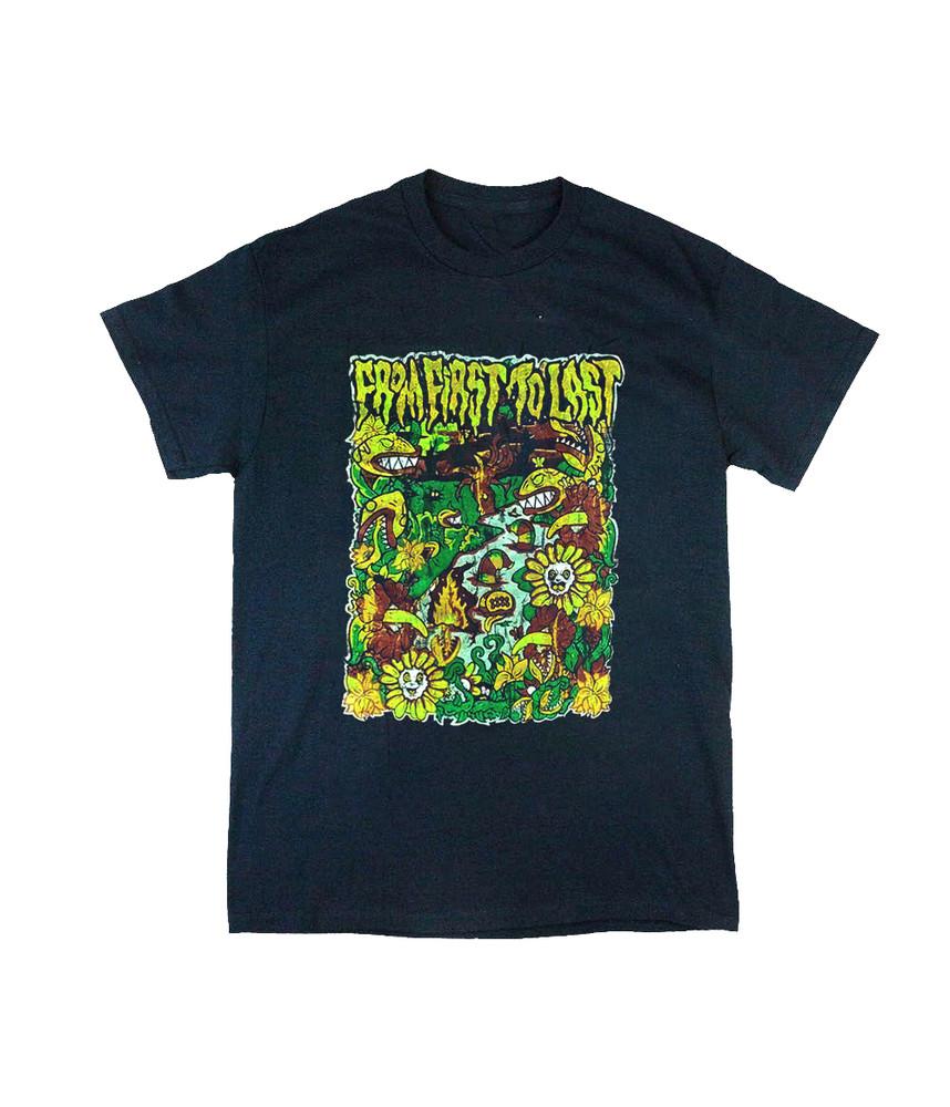 Vintage From First To Last Band Short Sleeve Black S to 5XL Shirt SG398 Unisex T-Shirt XXXXL