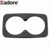 For Ford Kuga Escape     2024 Carbon Fiber Car Rear Seat Water Cup Holder Frame Cover Trim Interior Accessories