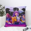 KPop Demon Hunters Huntrix Pillowcase Accessories Printed Cushion Cover Pillow Covers Home Decorations Square Multi-Size