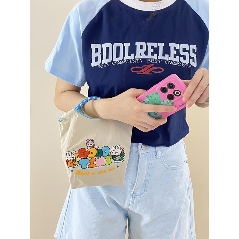 

Yeah/cute cartoon girl messenger bag new i mobile phone change bag woman