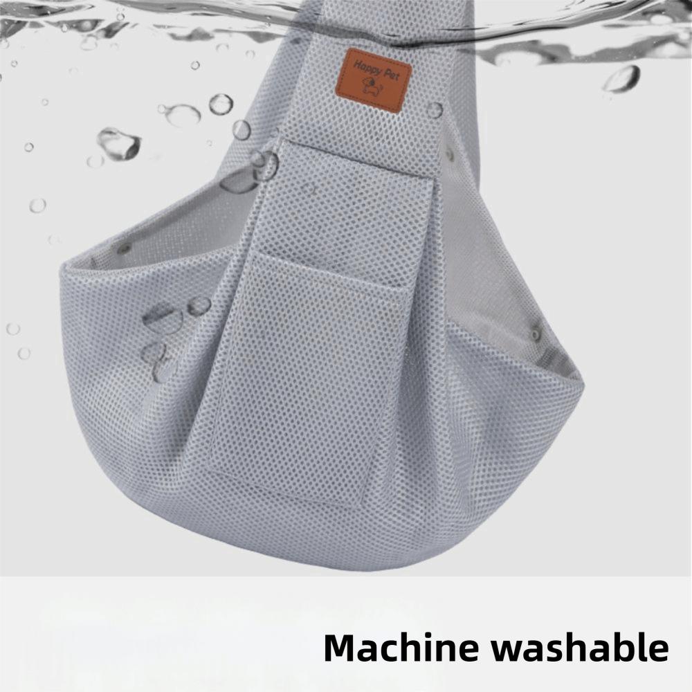 Front Pocket Cat Carrier Bag Large Capacity Shoulder Sling Bag Portable Pet Crossbody Bag Outdoor