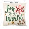 Soft Throw Cushion Case Reindeer Xmas Pillowslip Atmosphere Christmas Pillow Covers  Sofa Couch