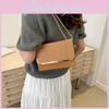 Vintage Chain Crossbody Bag For Women Stylish Fashionable Soft Pu Material In Black Brown Or Khaki