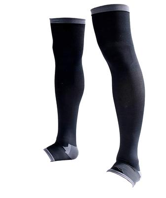 Compression Elastic Open Below the Knee Slimming Leg Recommended by Visiting Professor At Juntendo University Men's Socks, Stockings, Toe, (LL),