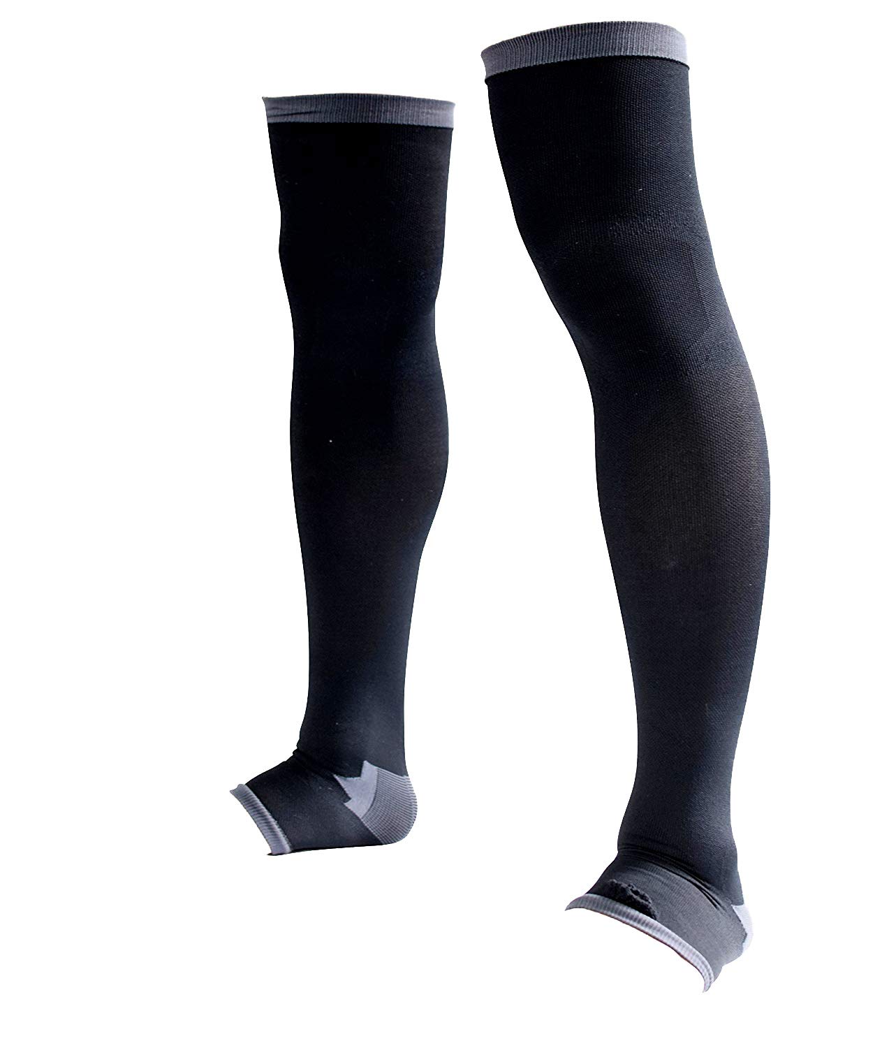 

компрессионные эластичные открытые ниже колена утягивающие ноги рекомендованные приглашенным профессором Университета Дзюнтендо Мужские носки, чулки, носки с пальцами, (LL),