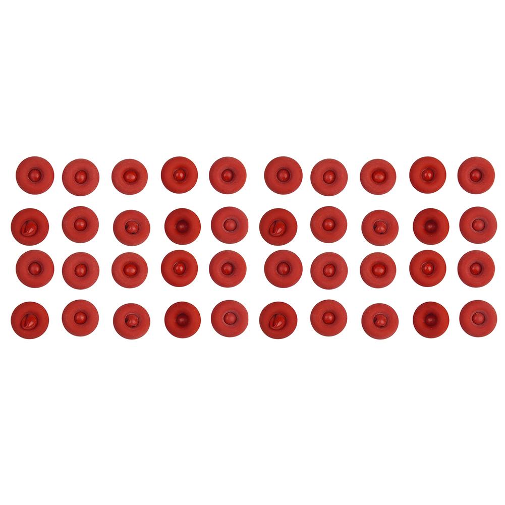 40Pcs Caulk Cap Caulk Tube Latex Sealing Cap Caulk Saver Cover Sealer For Sealing And Preserving Open Caulking Tube Red