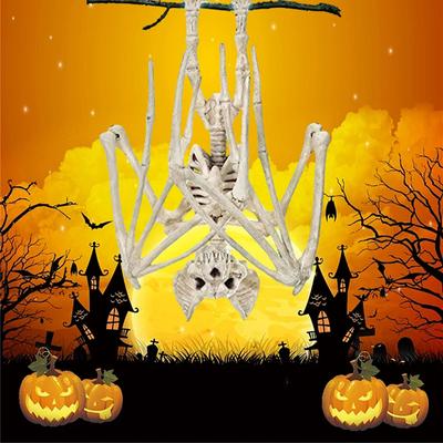 Halloween Horror Bats Skeleton Skeleton Model Festival Decor Party Creepy Simulated Bat Skeleton Halloween Party Decoration