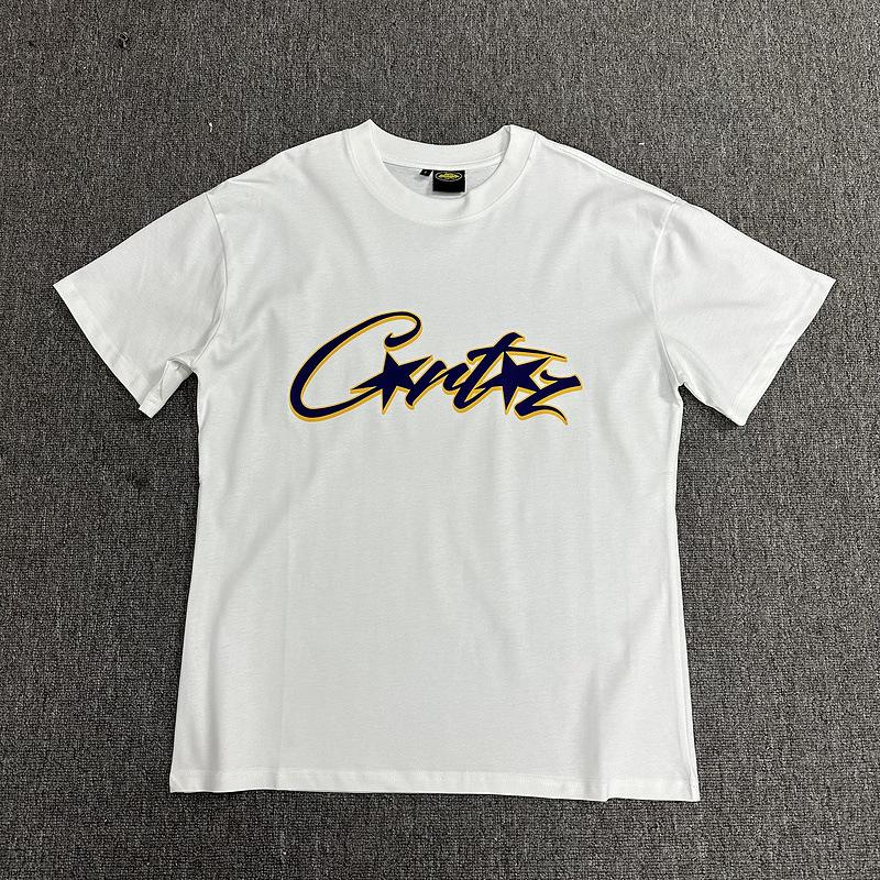 Corteiz Alcatraz Series T-shirts for Men and Women, Short-sleeve Short Sleeve with Lettered Logo Print Crew Neck Loose Casual T-shirt