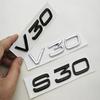 3D ABS Car Styling Badge Logo S30 C30 V30 Rear Trunk Emblem Decals For Volvo S30 V30 C30 Auto Exterior Accessories