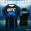 Trendy UFC Fighter Men’s T-shirt 3D Printed Short Sleeve O-neck Fitness Gym Workout Summer Casual Sports Street Style Top