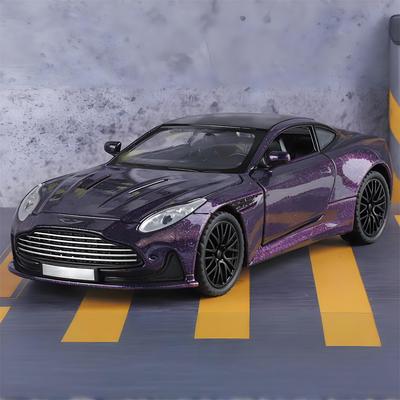 LYZRC New 1:32 Aston Martin DB12 GT Supercar Alloy Diecast Metal Model Car Sound And Light Hobby Collectibles Ornaments Birthday Gift Boys