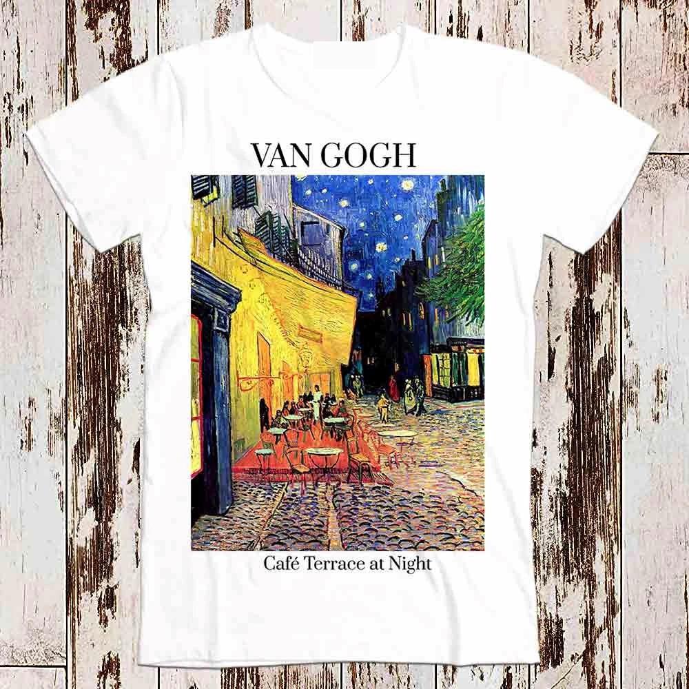 Van Gogh Cafe Terrace at Night Art Limited Edition T Shirt 8995 L