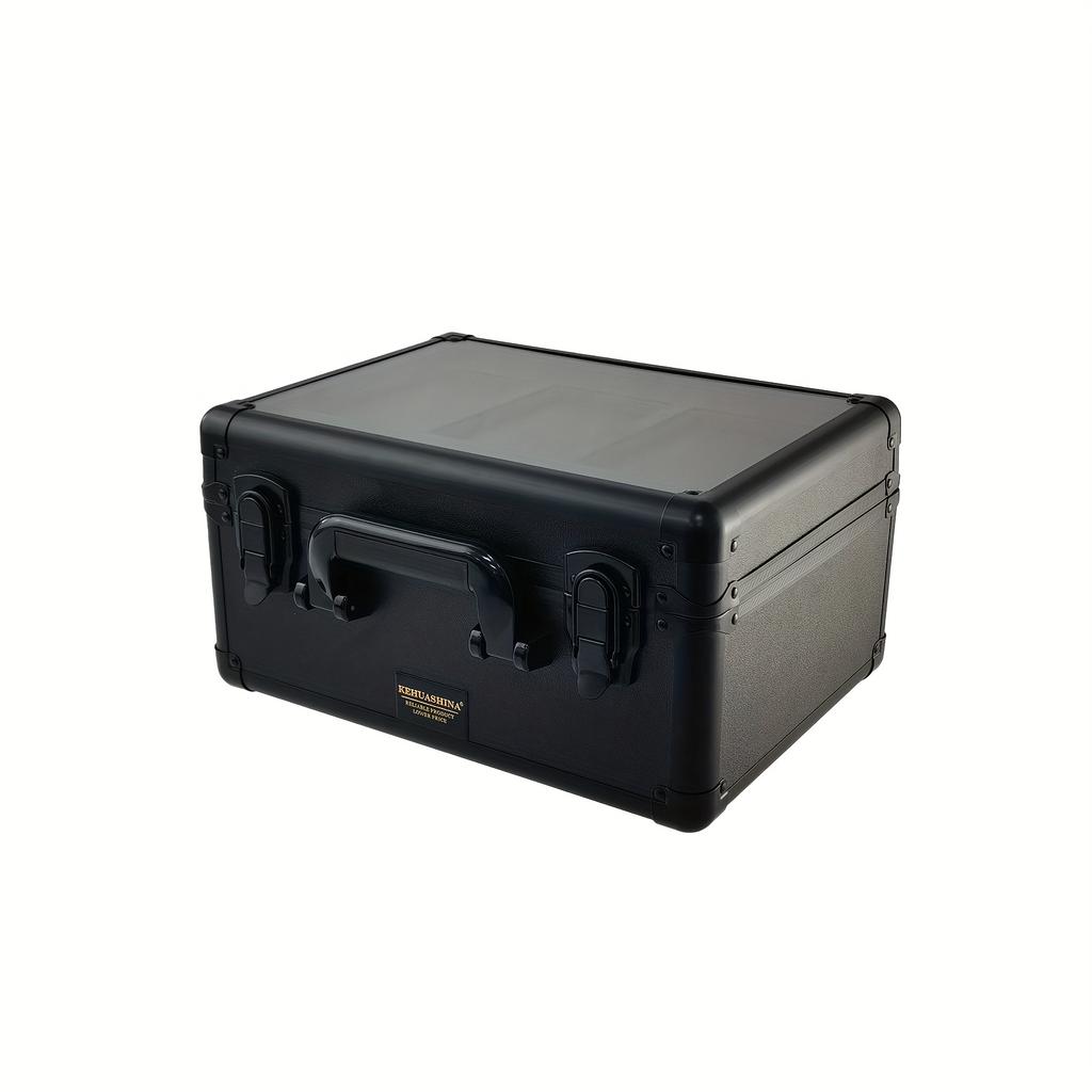 3-Row Card Storage Box Case with Transparent Cover for PSA Graded Slabs - Sports Card Holder Organizer for Trading Cards