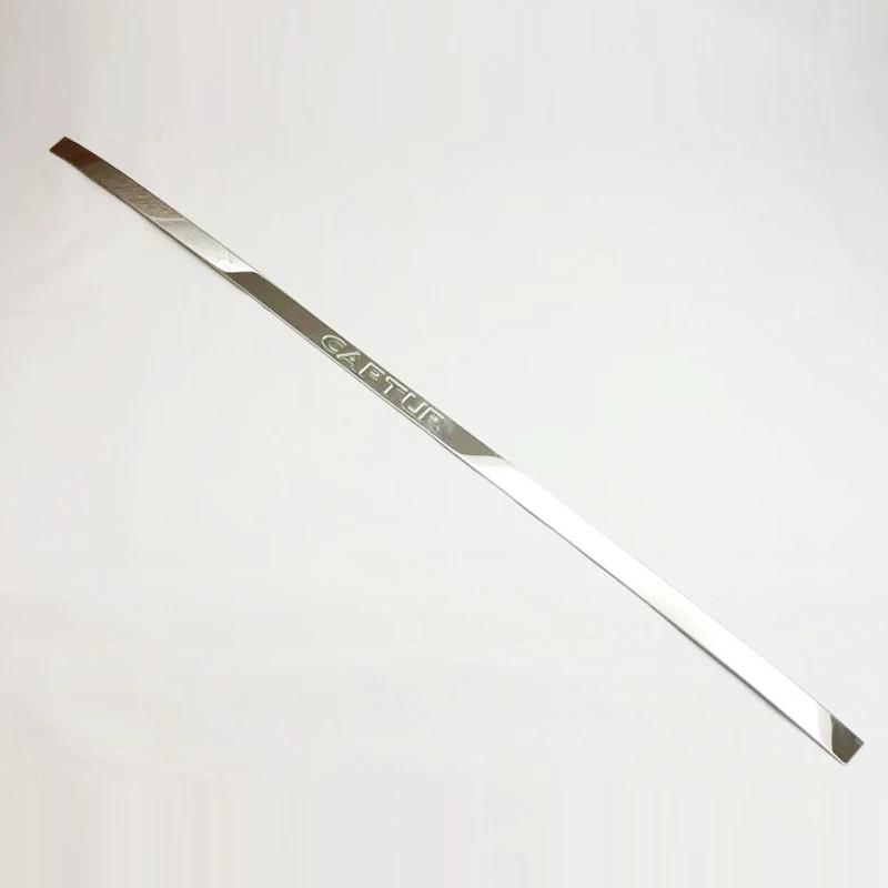 Fit For Renault Captur Stern Door Stainless Steel Back Door Trim Car Styling Accessories 2015 2016 2017 Sticker Shell