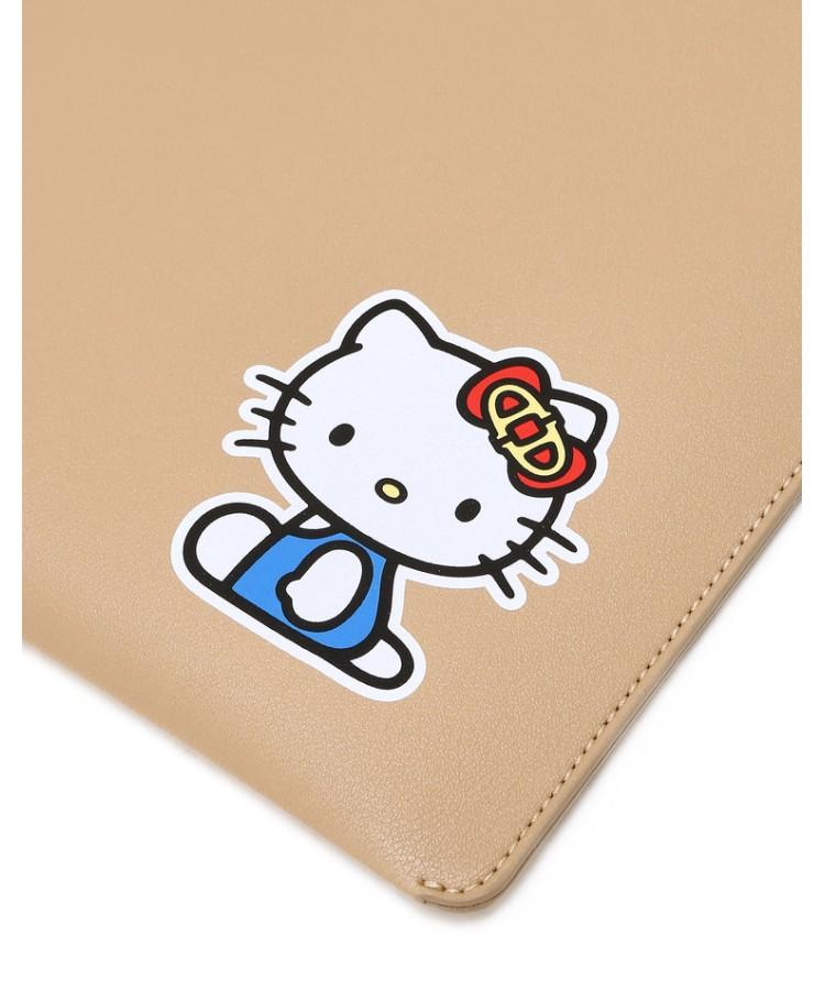 Athe Vanessabruno [Hello Kitty X Athe] Beige Hello Kitty 11-Inch Tablet Pouch Aawa6E031W2