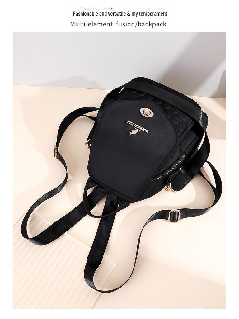 Rucsac de călătorie pentru femei, de înaltă calitate, brodat, din pânză Oxford tip cangur