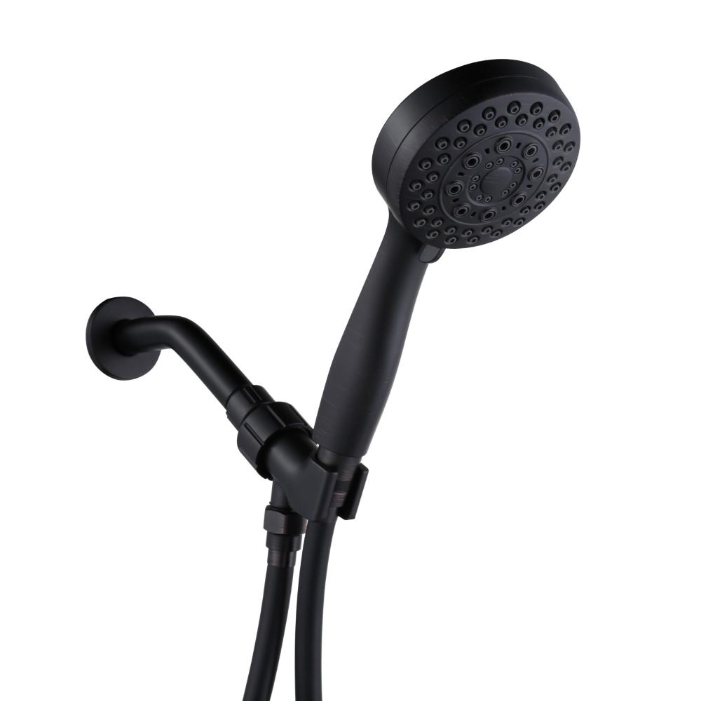 5 Modes Filtered Shower Head with Adjustable Holder High Pressure Hand Held Rain Showerhead Detachable Bathroom Showerhead (as the picture,ABS Plastic)