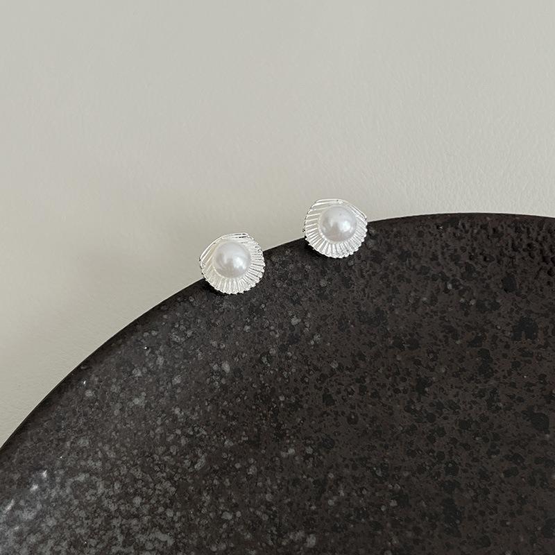 S925 Sterling Silver Ear Needles New Temperament Simple and Small Stud Earrings Women's Earrings Ear Holes Anti-blocking Earrings Jewelry